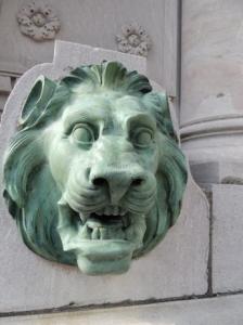 Johnson Gate,North Tower,AT2,detail,North2 lion head