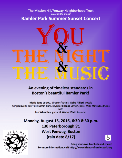 Ramler Park Concert 2016 Poster