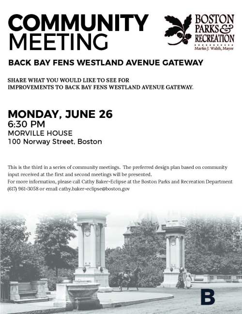 Back Bay Fens Westland Ave Gateway 3